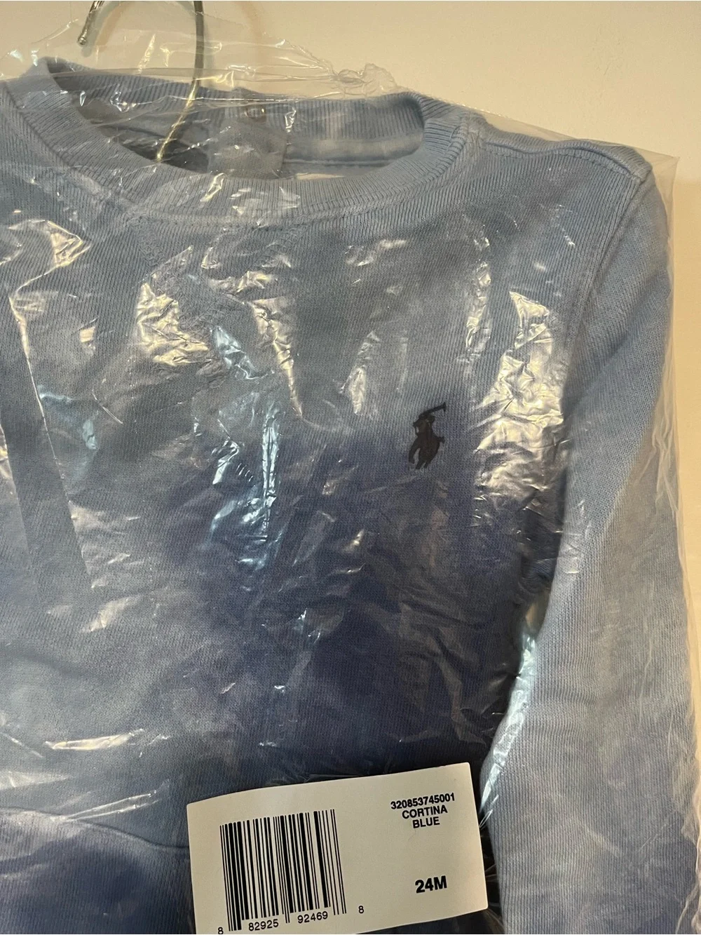 Ralph Lauren Blue Tie-Dye Kids Onesie